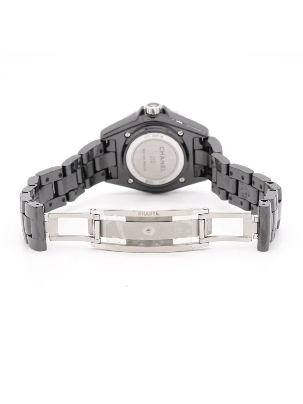 Chanel 12P Diamond Black Dial Watch
